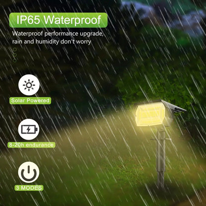 1/2/4PCS Solar Spot Light 68/72 LED Outdoor Garden Solar Landscape
