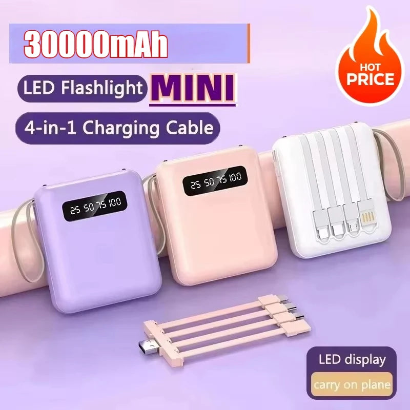 Charge Everything: Compact 4-in1 Power Pack