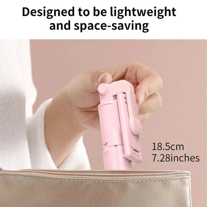 Wireless Selfie Stick Tripod Stand with Detachable Remote for iPhone