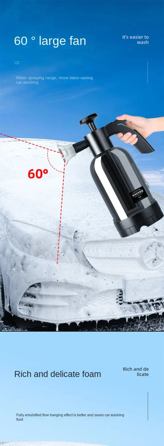 Bleo™ Multi-Surface  2L Foam Sprayer – Adjustable Nozzles & Wide Fan Spray
