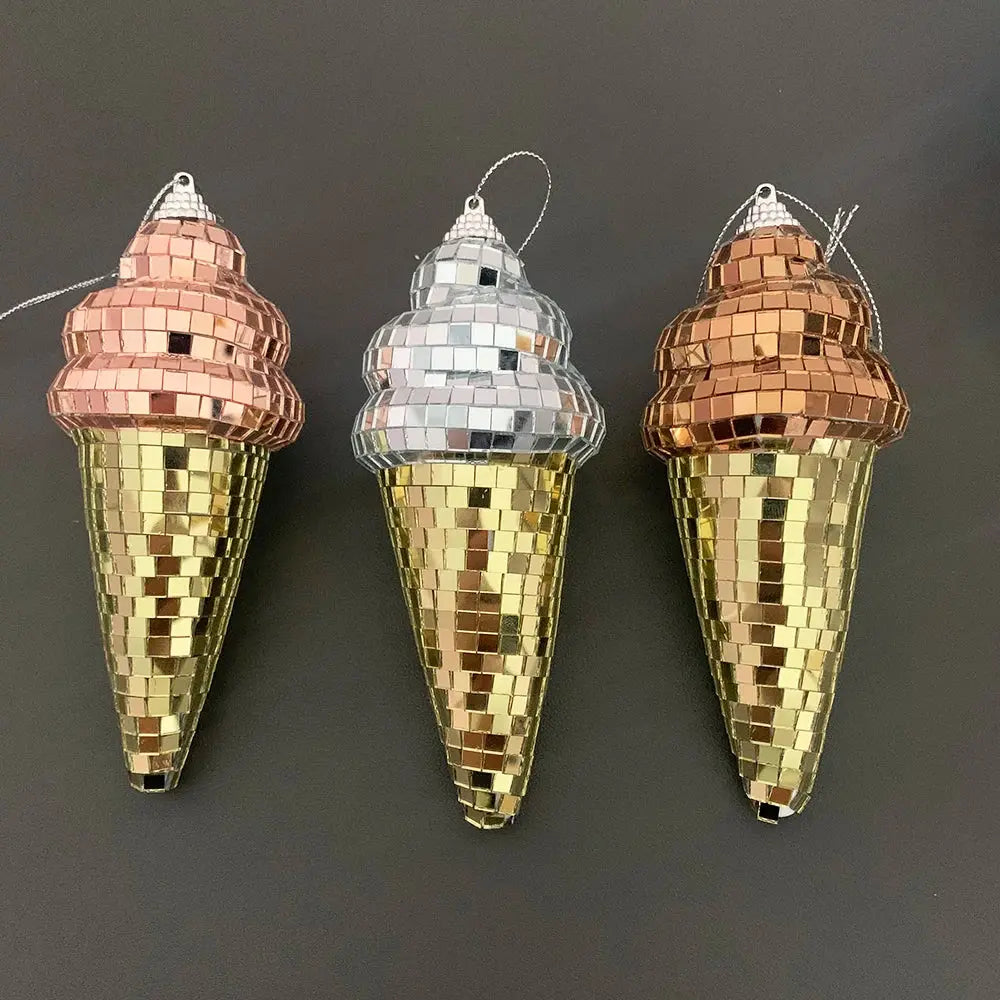 6in Hanging Disco Ice Cream Mirror Room Decor Reflective Disco Ball AliExpress