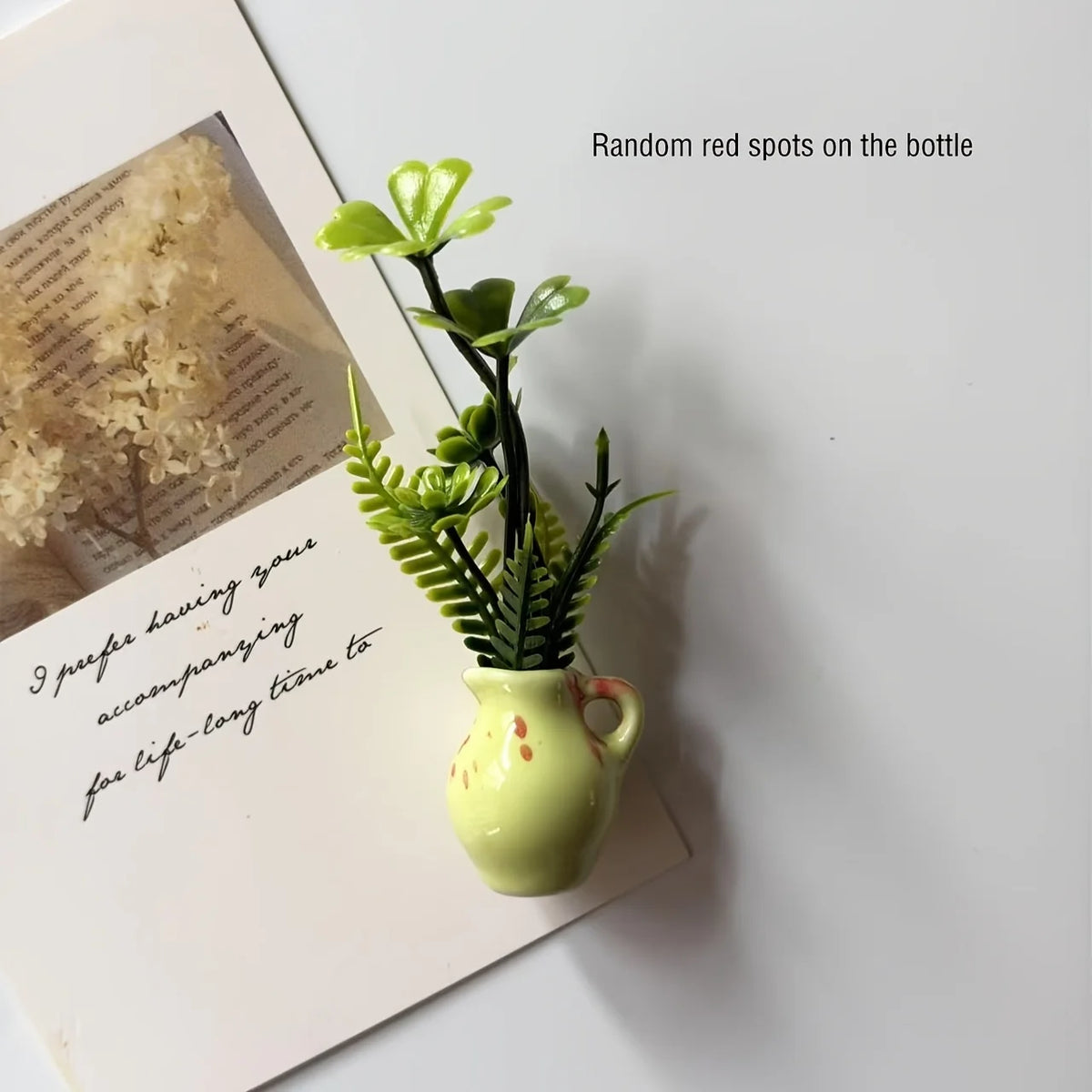 MagniBloom™ Jarrón para refrigerador 🌿 — Plantas pequeñas, gran encanto