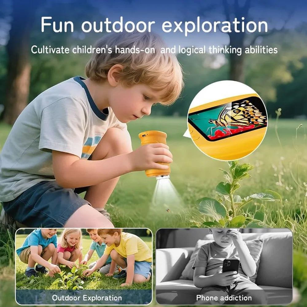 MicroQuest™ Niños HD Microscopio 🔬✨ Ve el Mundo Diminuto en Grande
