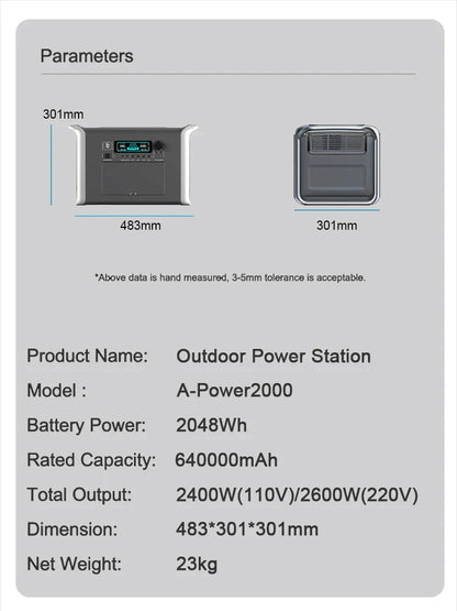 Portable Solar Power Station Ctolity Warehouse Stock Power Store