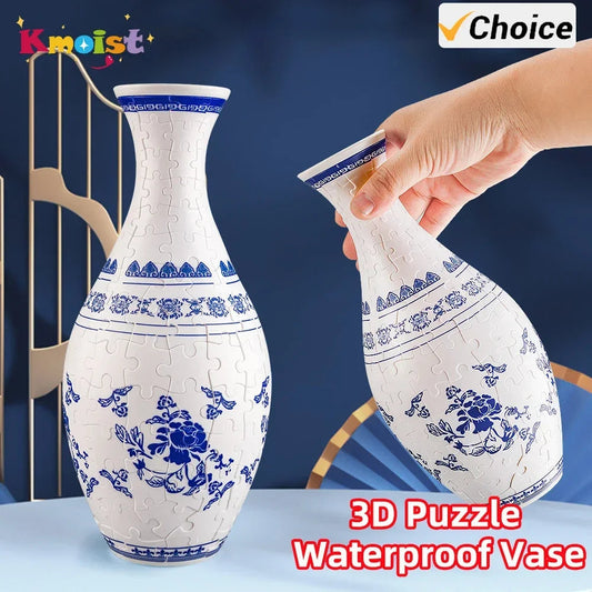 Creative Bloom: Build Your Own 3D Puzzle Vase Kmoist Official Store