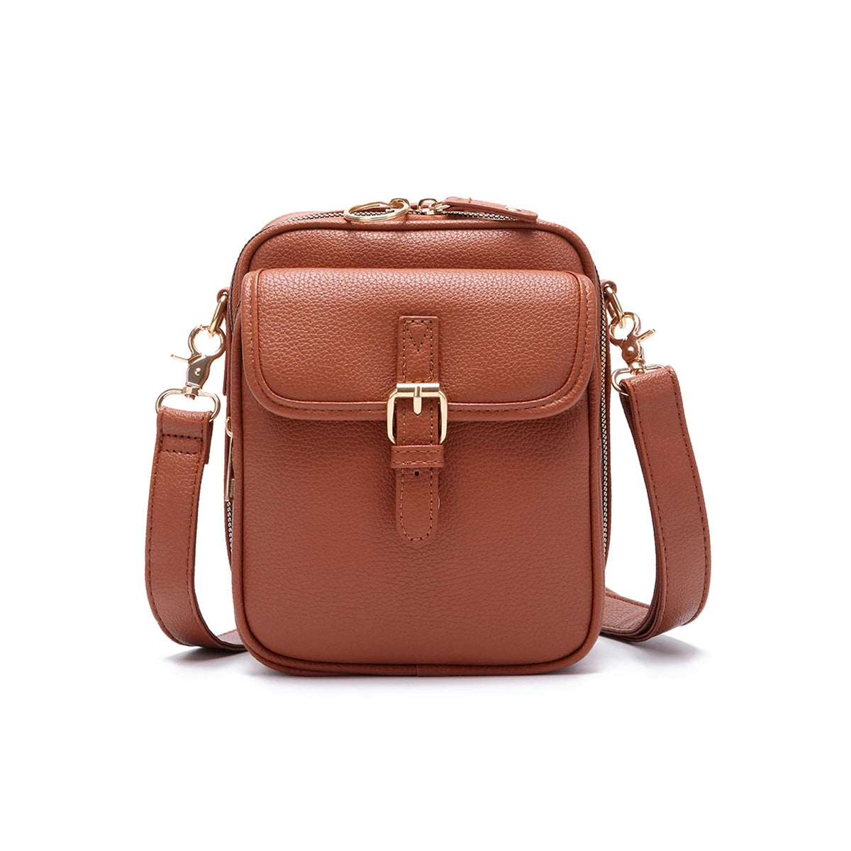 Chic Carry: Women's Leather Crossbody Bag