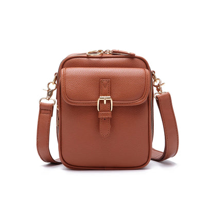 Chic Carry: Women's Leather Crossbody Bag
