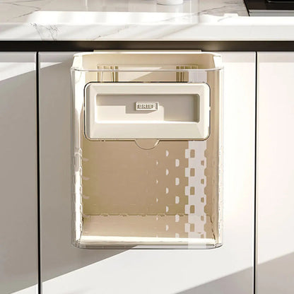 10L Foldable Hanging Trash Can Large Capacity Hanging Collapsible Trash Can Kitchen Garbage Can for Cabinets Bathroom Shop1104035099 Store