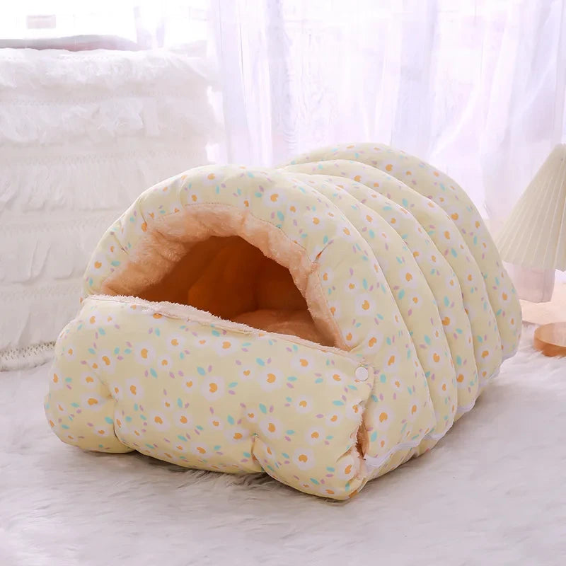PurrNest 360: Cozy, Washable, Year-Round Cat Bed QiuQiu Petty Store