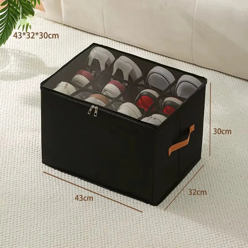 Neat Feet: Fabric Shoe Organizer Storage Box