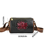 Casual Women Handbag Soft Leather Shoulder Crossbody Bags for Women 2024 New Fashion Print Ladies Messenger Tote Bag