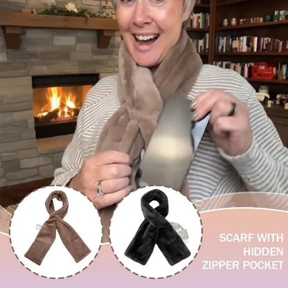 CozyVault™ Faux Fur Scarf 🧣✨