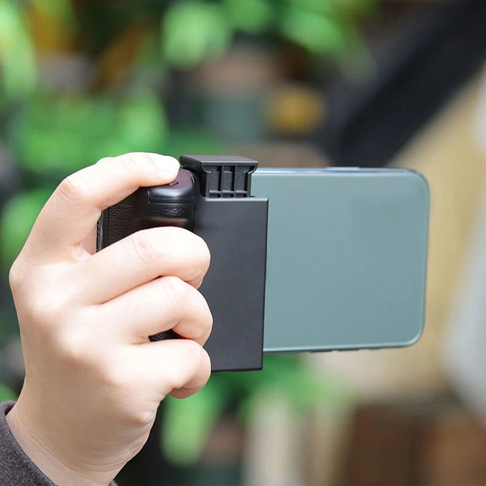 New Smartphone Handheld Selfie Booster Hand grip Bluetooth Remote Control Phone Shutter for iPhone Android Phone 8YV Store