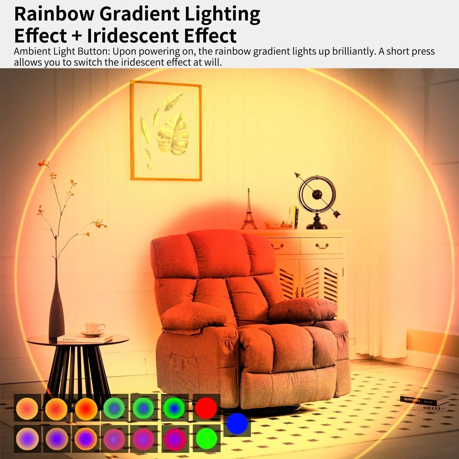 GlowSense™ Motion Light 🌈 — 7-Color Smart Wireless Glow