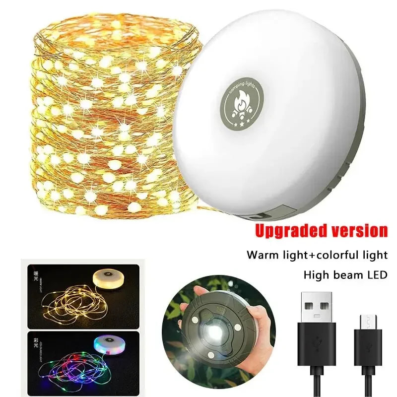 Glow Anywhere: Magnetic String Lights for Instant Ambiance! Stone's Store
