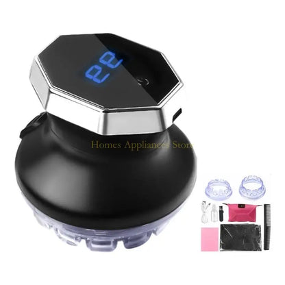 TrimOrbit™ Hair Clipper 💈 — Circular Precision with LED Display