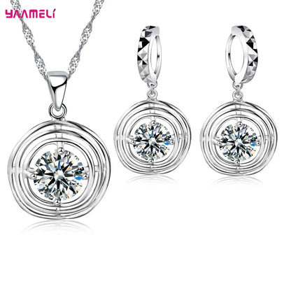 .925 Sterling Silver 1/4 Cttw Miracle Set Diamond Floral Cluster 18" Pendant Necklace for Women (I-J Color, I1-I2 Clarity)