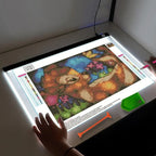 A4 Led Drawing Copy Board Kids Toy To Draw Tablet 3 Level Dimmable AliExpress