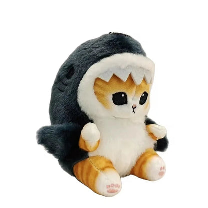 Cute Shark Cat Plush Doll Pendant Beautiful Room And Car Shrimp Cat Decoration Pendant Opening Holiday Boys and Girls Gift Smart Toy Store