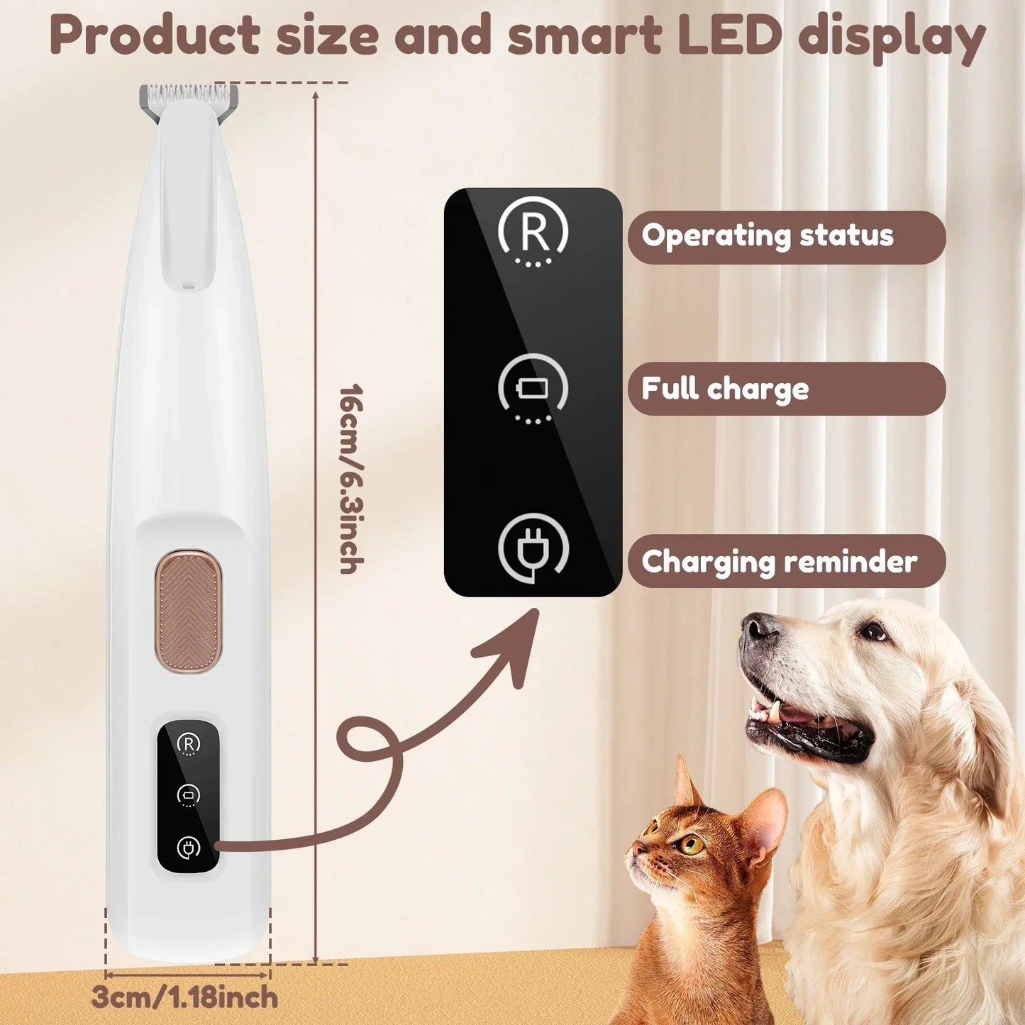 Pawfect Trim: LED Light Paw Trimmer for Precision & Comfort daidaidog Store