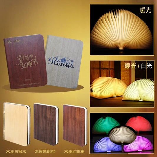 Creative Book LED Night Light Shop1104380069 Store