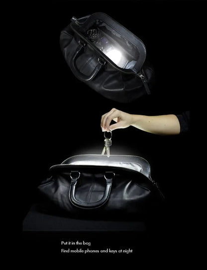 LED Handbag Light Bag Lamp Heart Round Shaped Touch Sensor Purse Light AliExpress