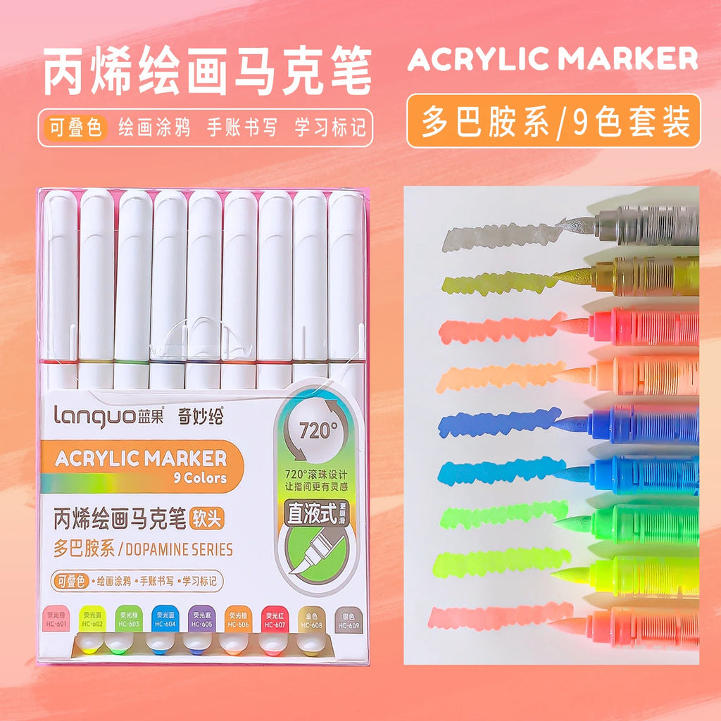 VividFlow Markers: Bold Colors, Smooth Strokes! Kawaii Stationery Store