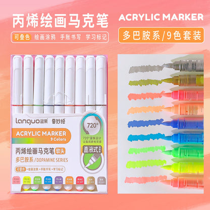 VividFlow Markers: Bold Colors, Smooth Strokes! Kawaii Stationery Store