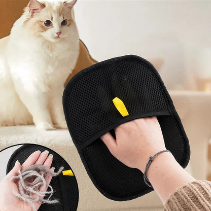 Fur-Free: Electrostatic Pet Hair Remover Gloves
