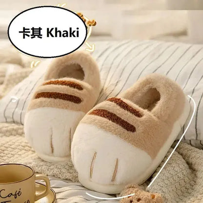 New arrival cat foot slippers women cushiony indoor outdoor shoes