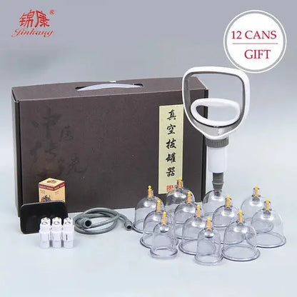 Vacuum Cupping Therapy Set Massage Body Cups Ventosas Anti-Cellulite