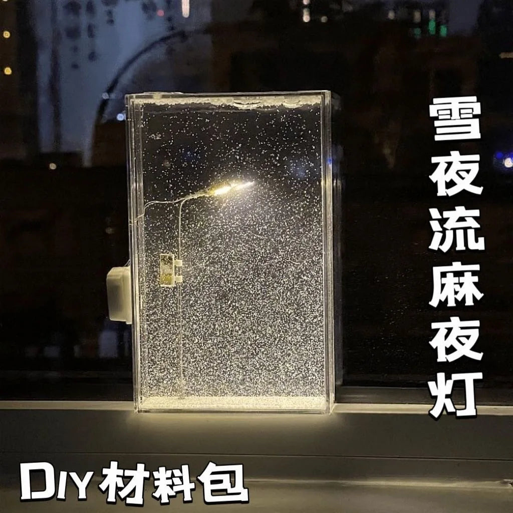 Snowy Bliss DIY Lamp: Create Your Winter Wonderland Indoors! Every Day Home Store Store