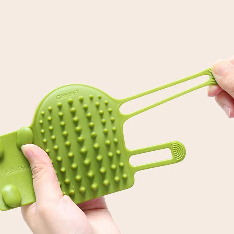 Pet Cat Hair Removal Massage Comb: Self-Cleaning Wall Corner Cat Scratcher Brush for Grooming HOMEPRO GLOBAL Store