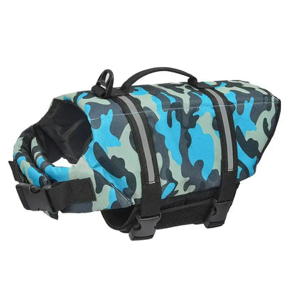 Dog Inflatable Swimsuit Easy to Carry Pet Life Jacket with Pump, Size: Chocolate Chronos