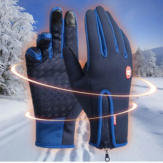 Winter Thermal Warm Full Finger Gloves Touchscreen Unisex for Outdoor AliExpress
