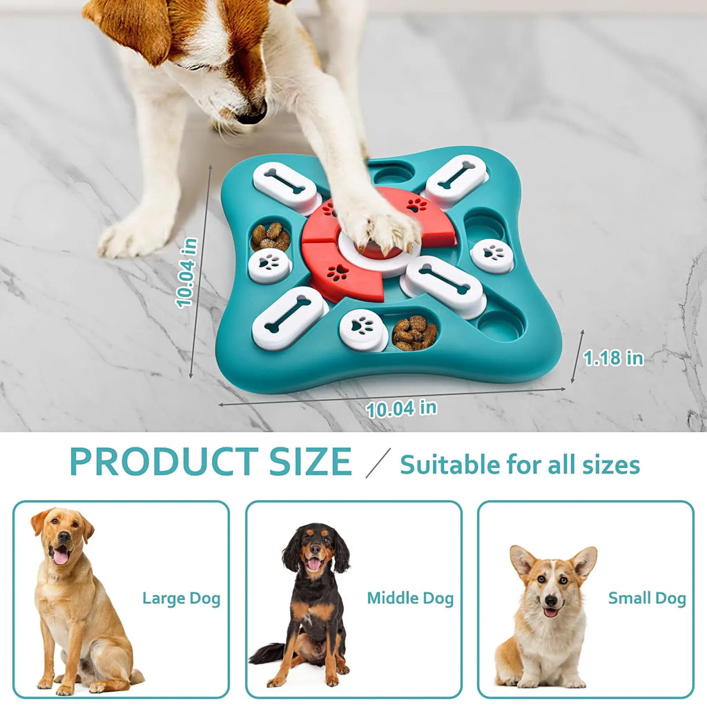 Juego dispensador de premios para perros: ¡estimulación mental y diversión!