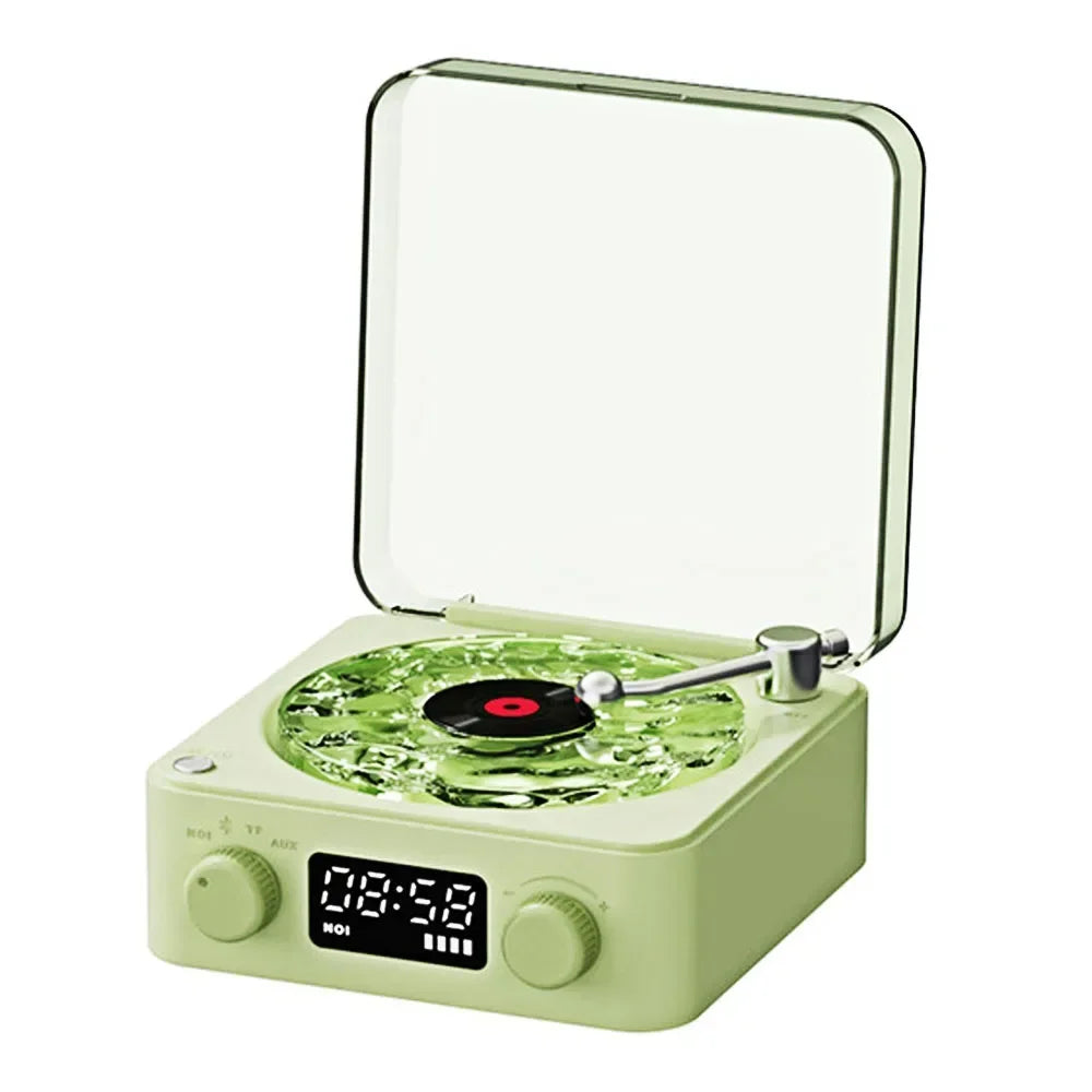 Mini Retro White Noise Bluetooth Speaker Portable Vintage Sleep Aid Bluetooth Speaker Subwoofer With RGB Light Support TF Card Stone's Store