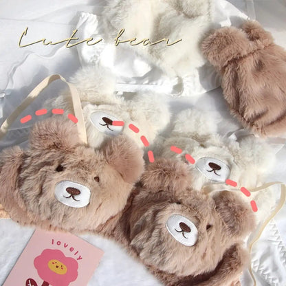 Japanese Girls Cute Lingerie For Women Cartoon Bear Students Plush AliExpress