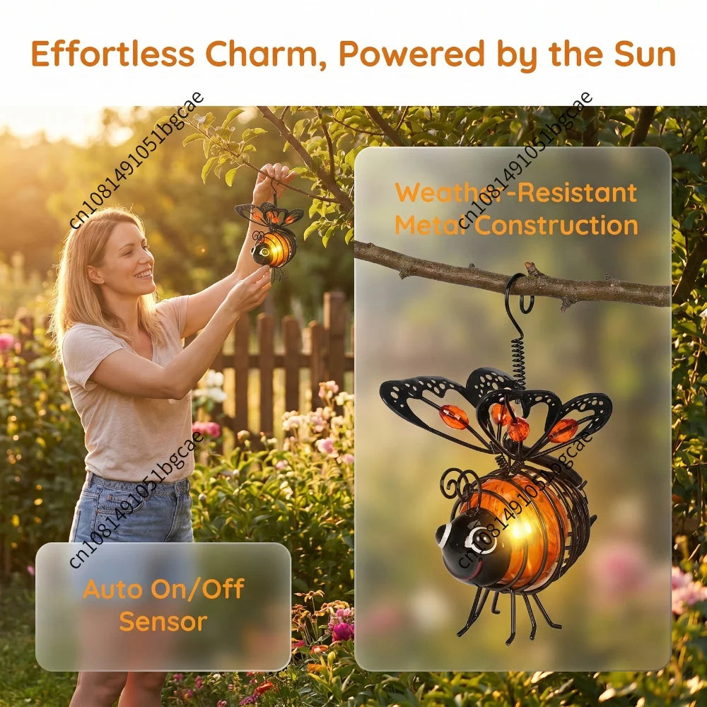 BeeGlow™ Solar Light 🐝✨ — Charming Garden Glow Day & Night