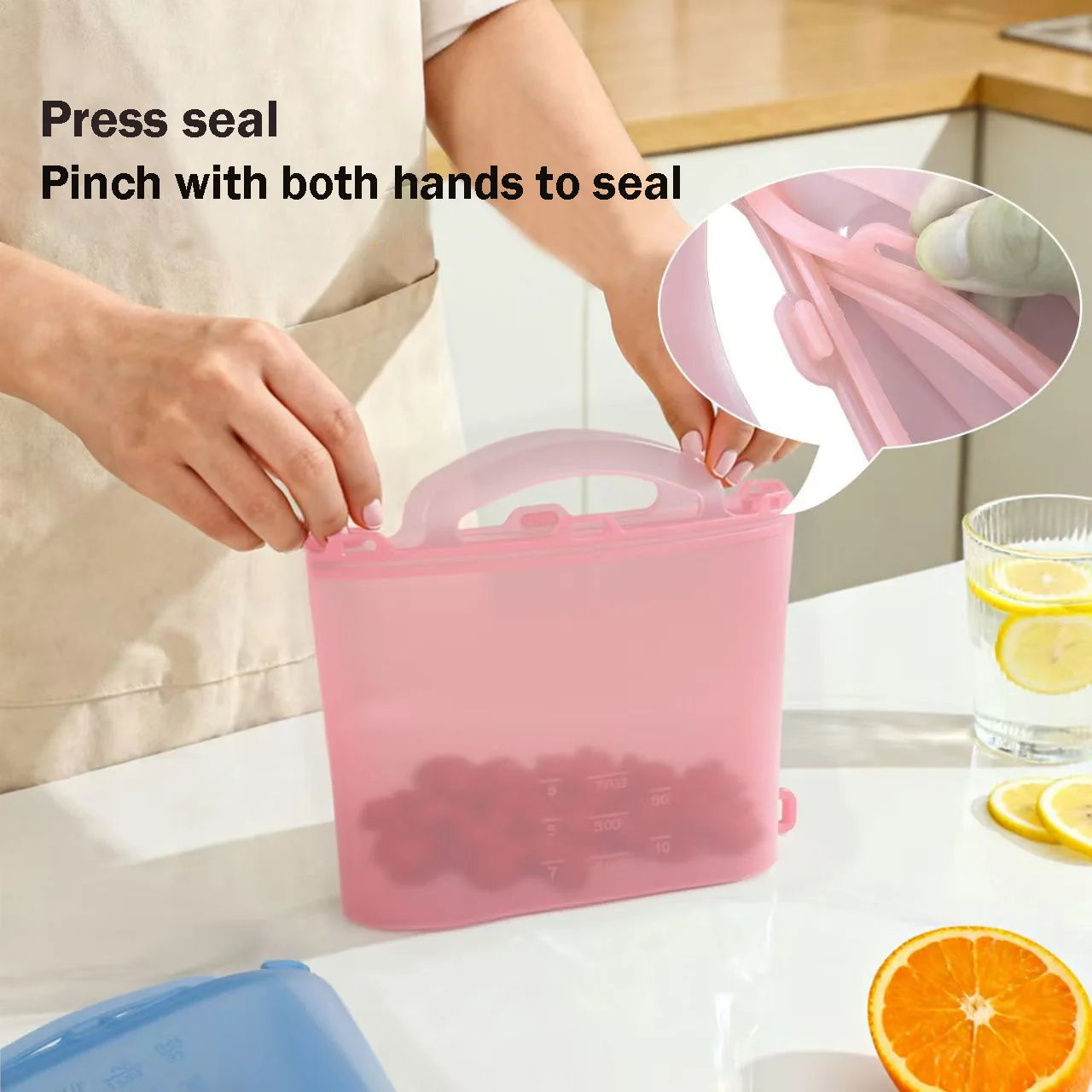 FreshSeal™ Silicone Bags 🥗 — Reusable Freshness, Zero Waste