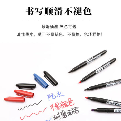 Permanent Marker Pen Manga Drawing Markers Black Blue Red Waterproof Ink Sketch Pens Stationery Art School Supplies Tiptop Co., LTD.