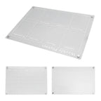 3Pcs Acrylic Planning Board Set Acrylic Clear Dry Erase Blank Weekly Monthly Planner Board with 6 Pens 15.7x11.8inch