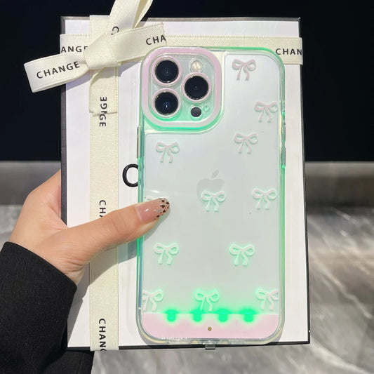 Funda de Teléfono LED GlowBow™ 🎀✨