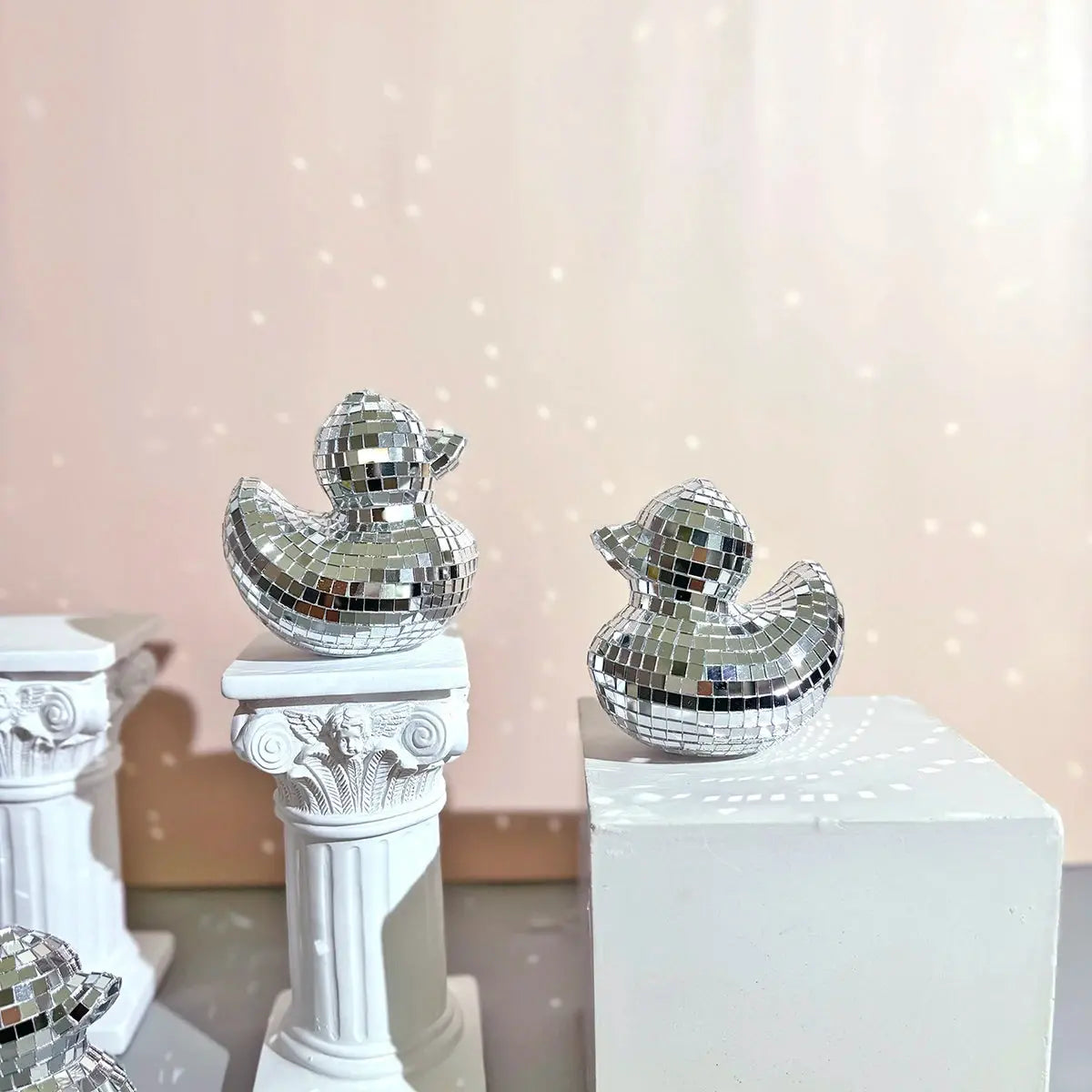 Disco Duck Bedroom Decoration Handmade Mirror Disco Ball Duck Shape AliExpress