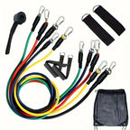11pcs/Set Pull Rope, Resistance Bands, Portable Fitness Equipment,