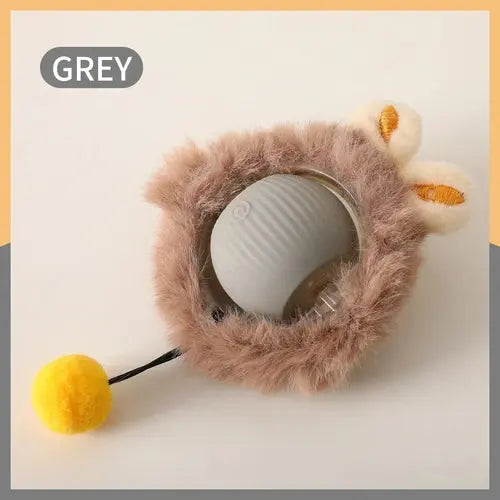 Juguetes inteligentes para gatos, bola rodante automática, cola falsa, eléctrica recargable