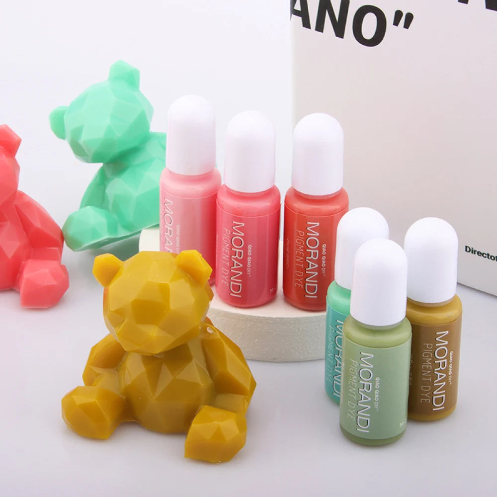 For fun 10ML 24Colors Resin Pigments DIY UV Epoxy Resin Crafts Morandi Dye Ink Colorant Jewelry Making Supplies Tools
