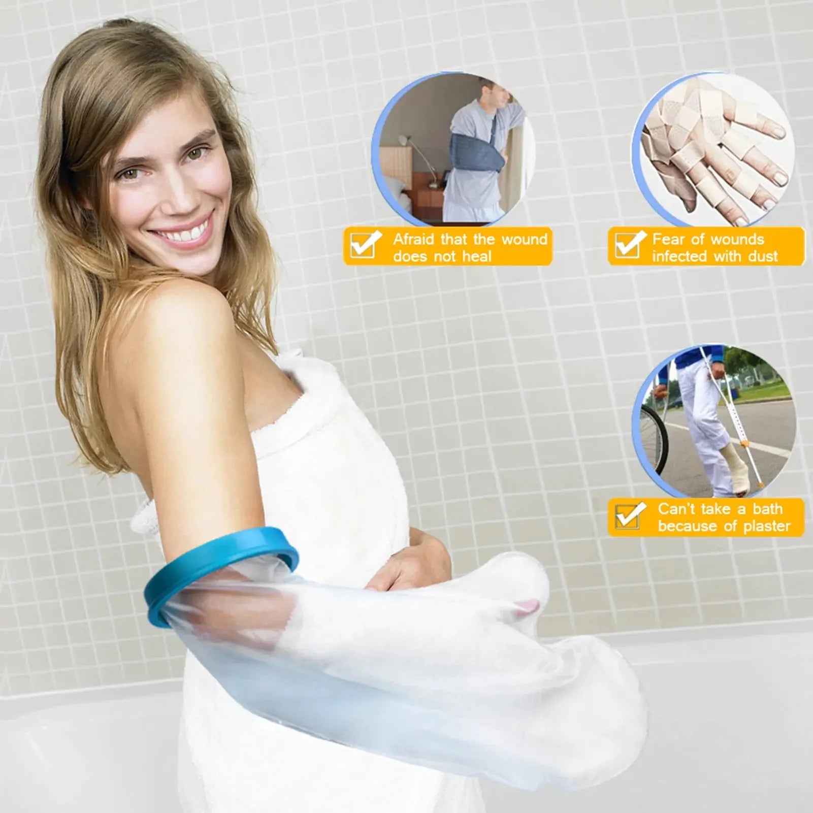 AquaGuard Foot Cover – Keep Casts Dry & Safe! Health Care 100 Store