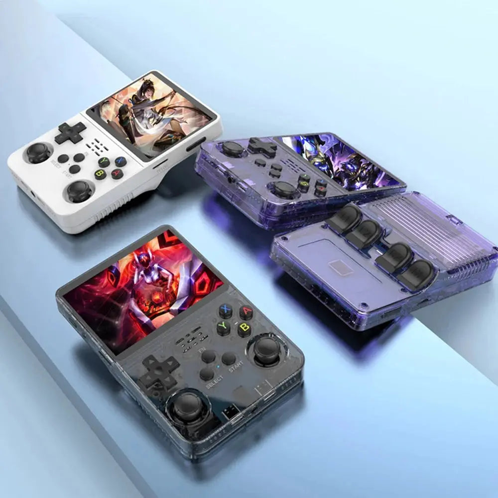 Consola de videojuegos retro portátil R36S Sistema Linux IPS de 3,5 pulgadas