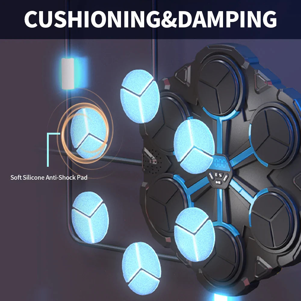 Smart Bluetooth Music Boxing Machine,Decompression,Fighting Fitness Home Boxing Wall Target Boxing Trainer Boxing Accessories Ponerait Benzhou Store